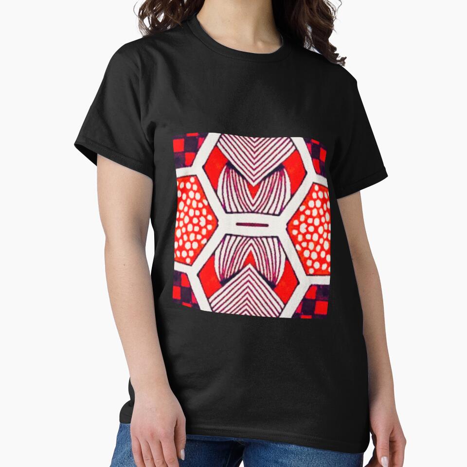 Red Black and White Geos 1 by debutpagesart