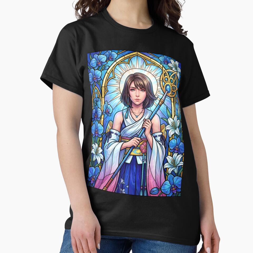 Stained Glass Grand Summoner of Spira by Thunderbelts