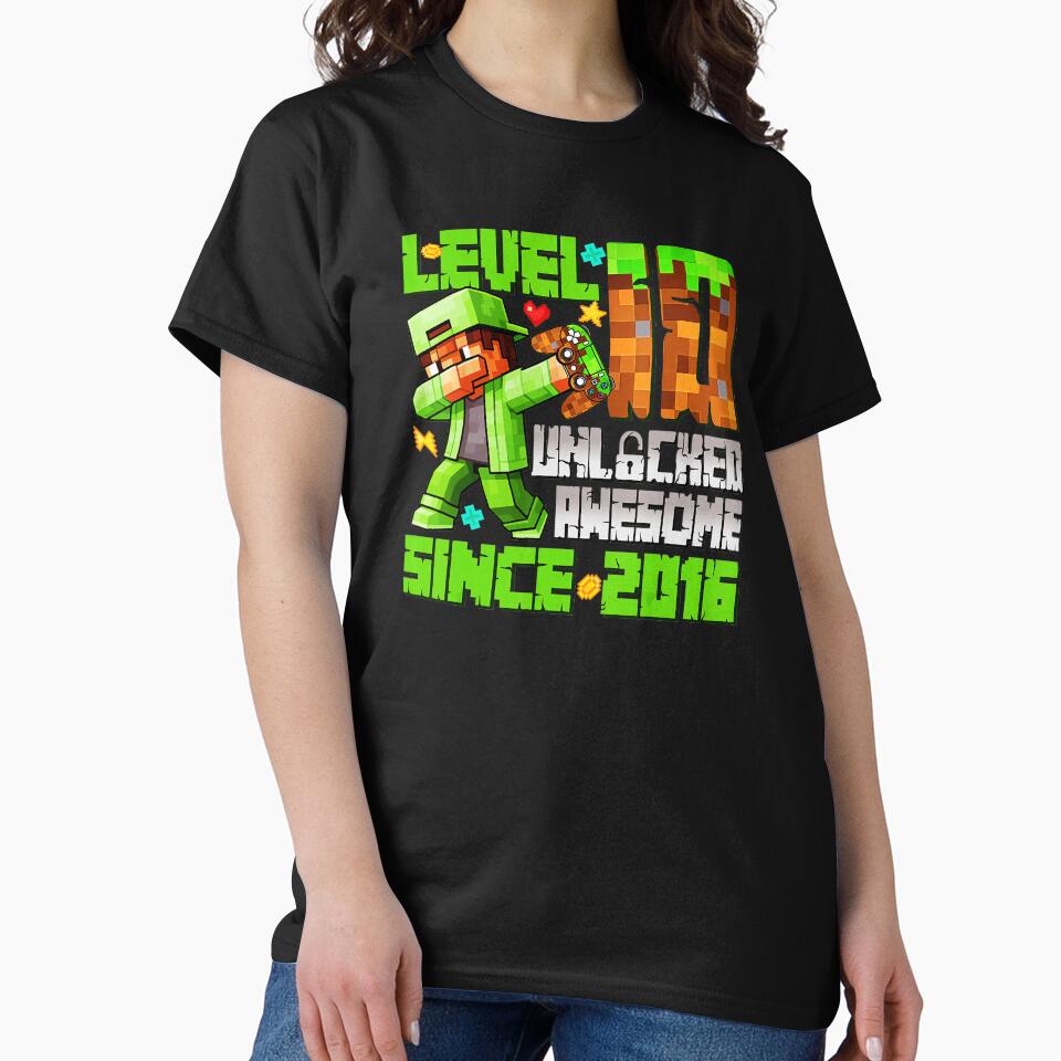 Level 10 Unlocked Birthday Gamer Pixel Adventure Since 2016 by FGTV2021