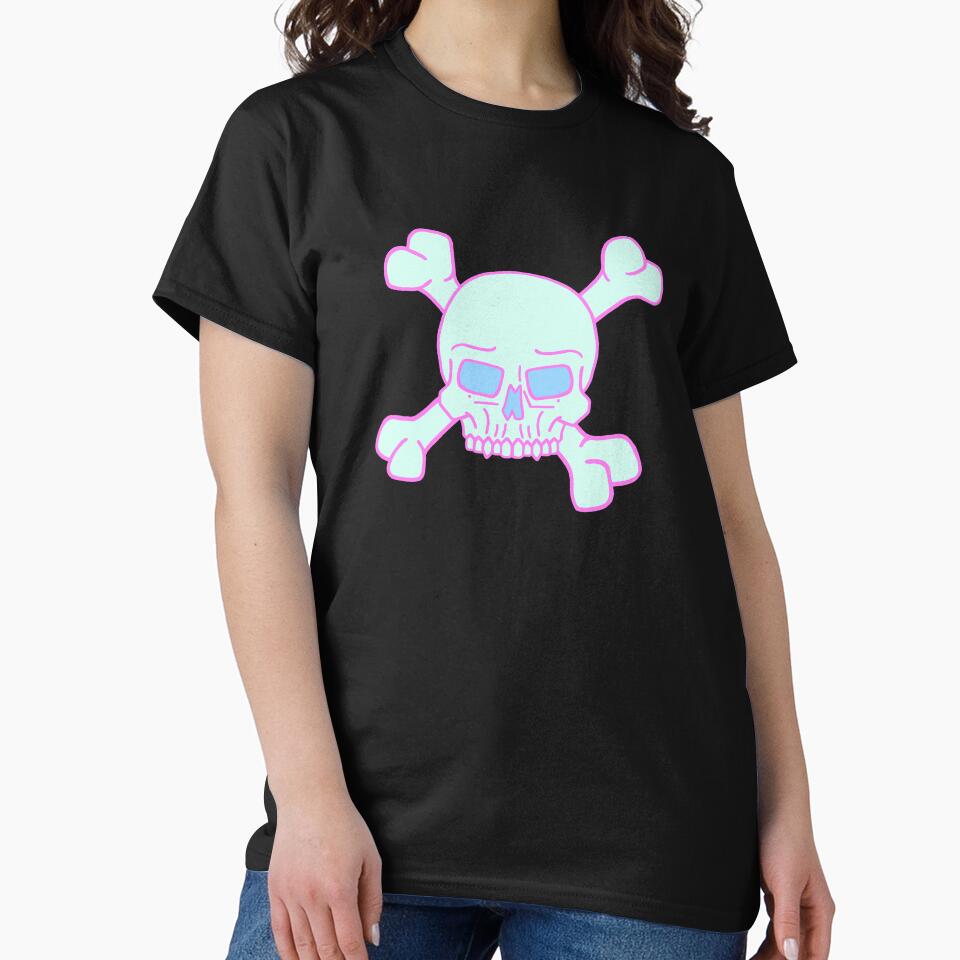 Kawaii Skull and Crossbone by kitschandkawaii