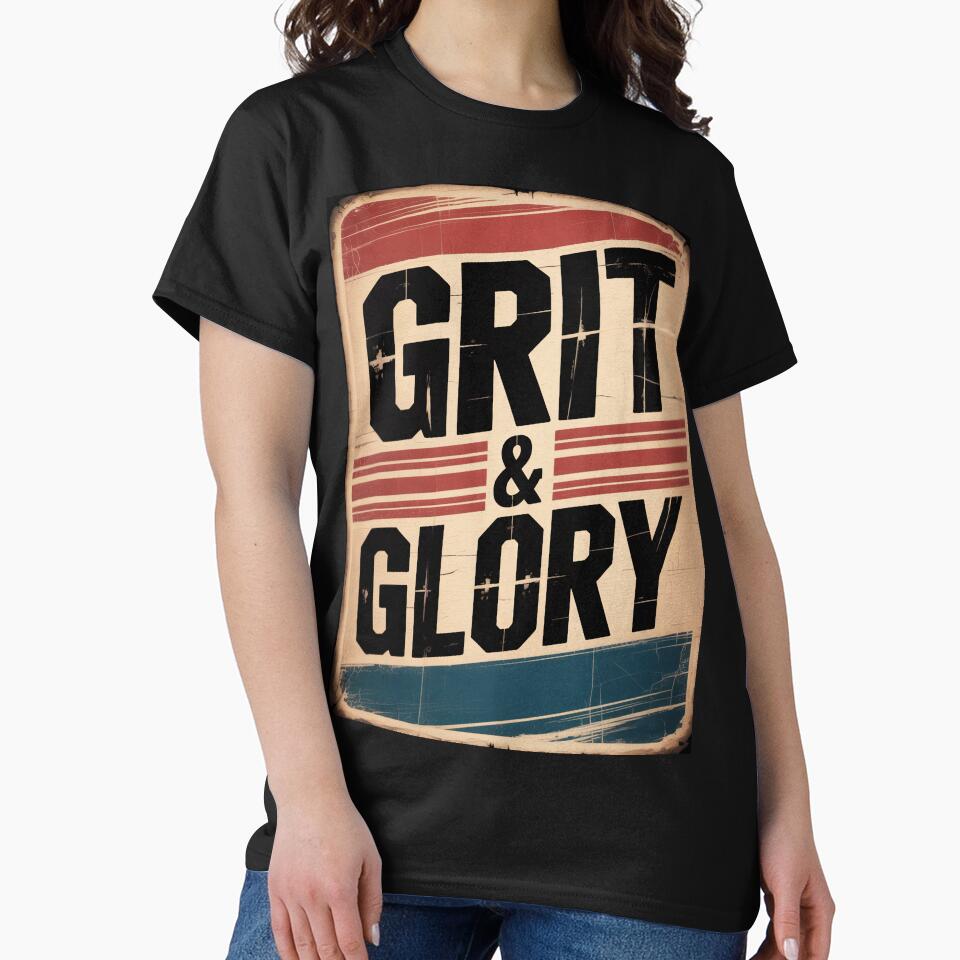 GRIT & GLORY – Rugged Retro Americana Typography by OldGloryForge