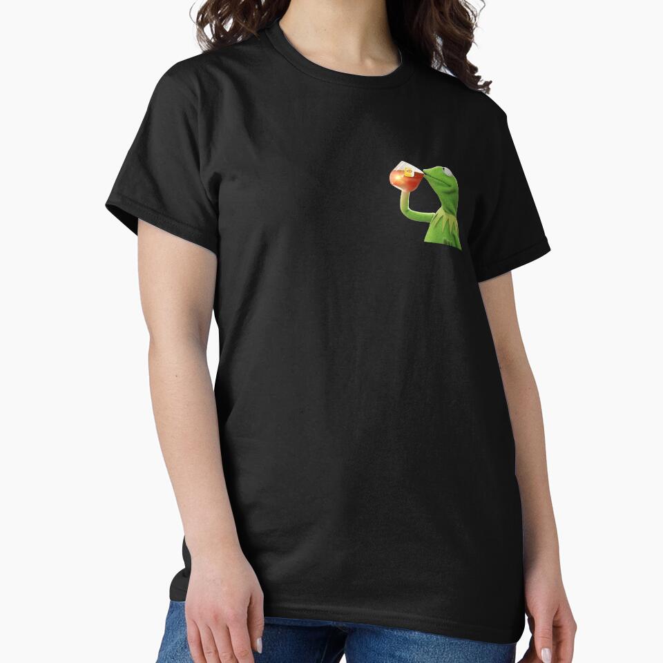 Kermit drinking tea - but that's none of my business by bone  apart