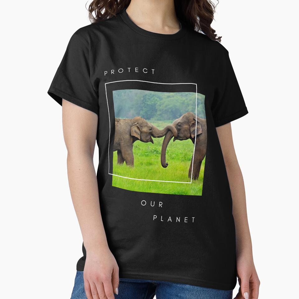 Protect Our Planet Earth Day with an Elephant by pattykim