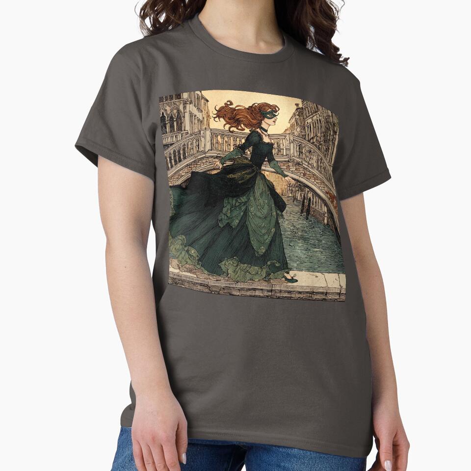 Venetian Carnival Mystery - Masked Lady on the Bridge by Banal25