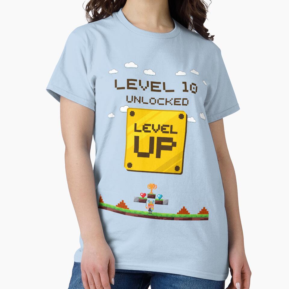 level up unlocked birthday 10 years old by Shadyfruit