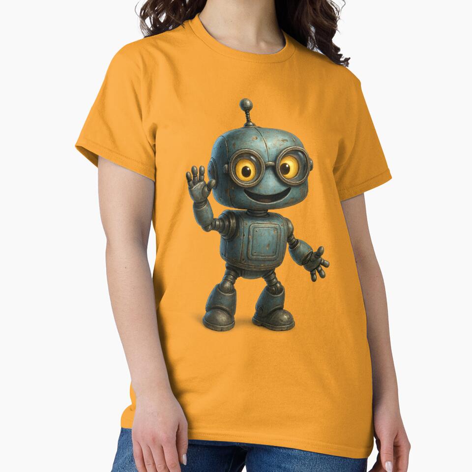 Friendly Waving Robot by Yomere