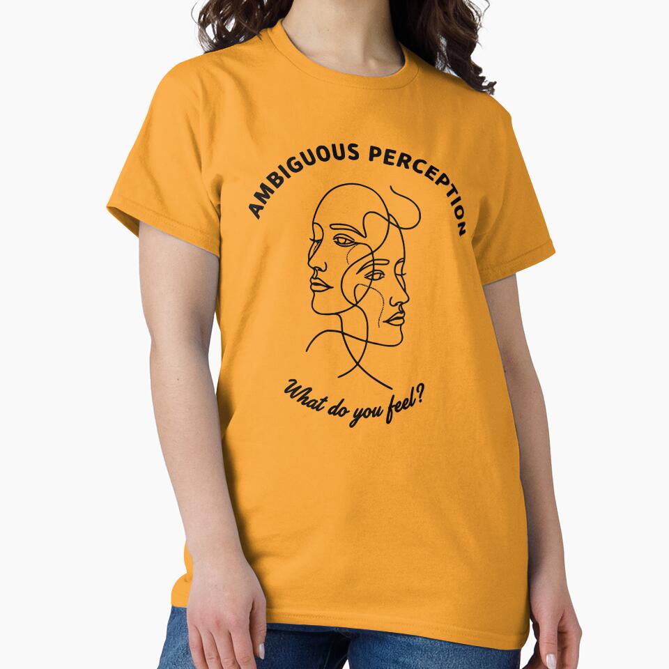 Ambiguous Perception One Line Art - What Do You Feel? Minimalist Face Emotion Graphic by Enga6