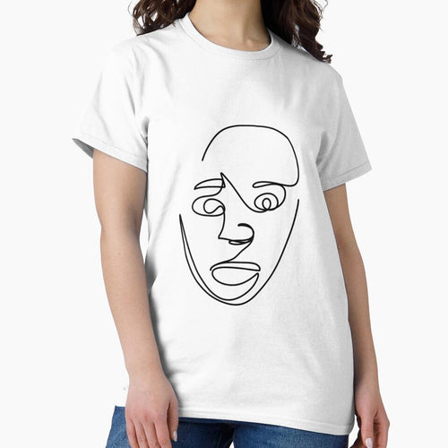 Abstract Single Line Face by radiantdark