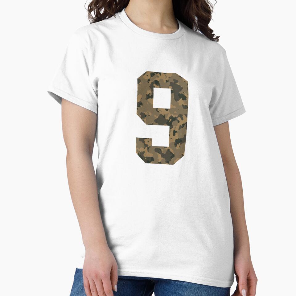 Army Camouflage Number 9 - Sports Numbers by NECHSTORE