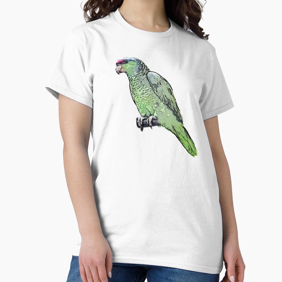 Lilac-crowned Finsch's Amazon Black Alternate Design by designsasstultd