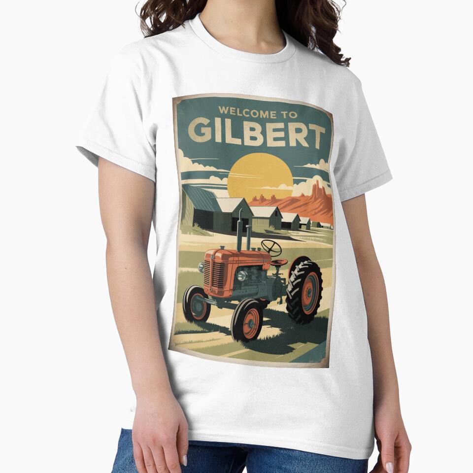Gilbert Vintage Travel Poster by TravelerRat