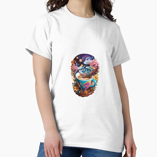 A colorful coffee in a cup. by Vegasstickers