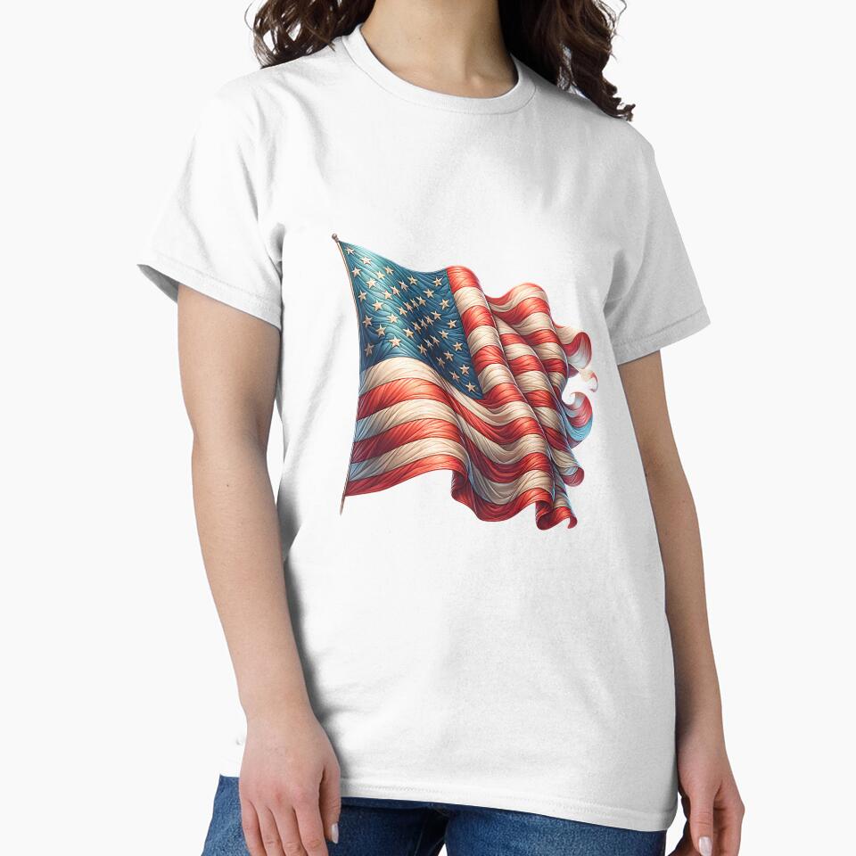 USA Flag Graphic – American Pride Design by artedigital99