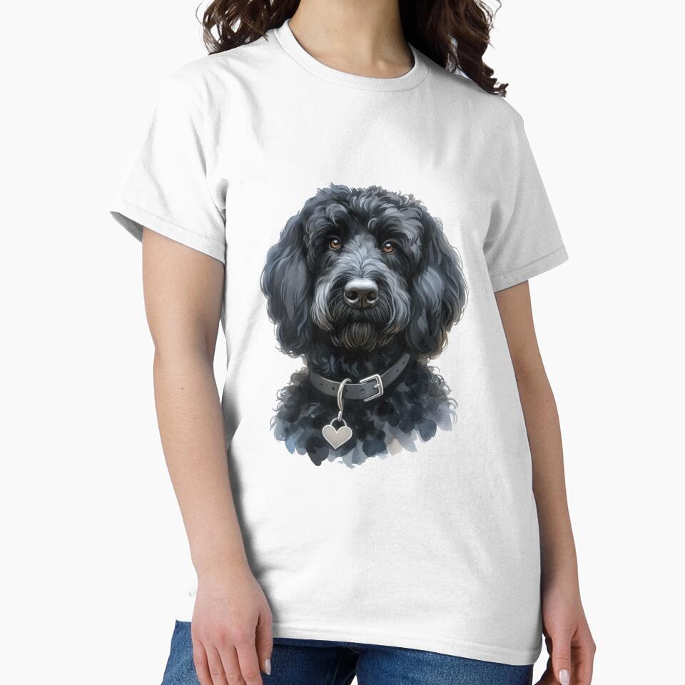 black labradoodle dog by karastratton