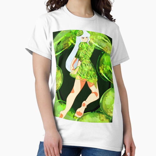 A smiling girl wearing clothes made of grapes by lovegirlsfanta