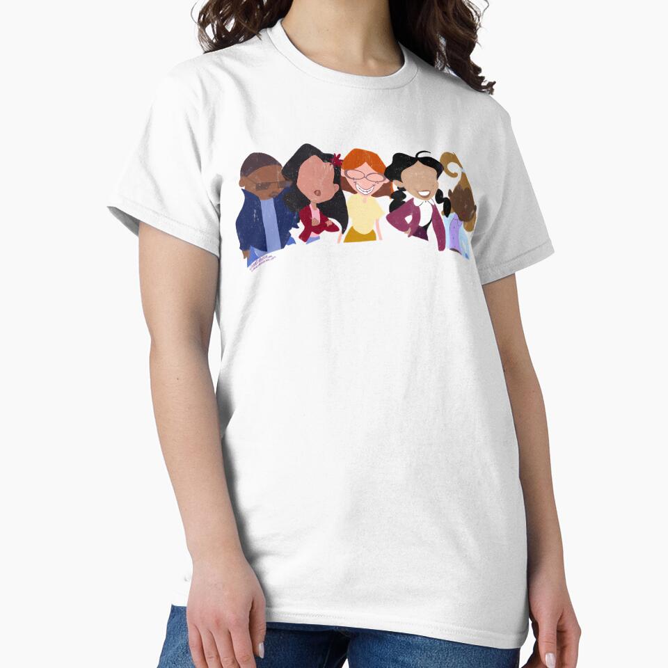 Minimalist Faceless Group Of Friends Cartoon by SpacePride