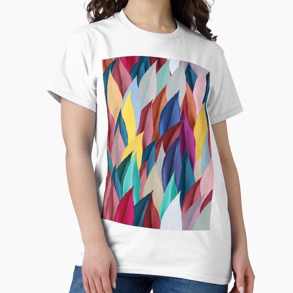 FLORAL PATTERN COLORFUL LEAVES by RetroPlaceee