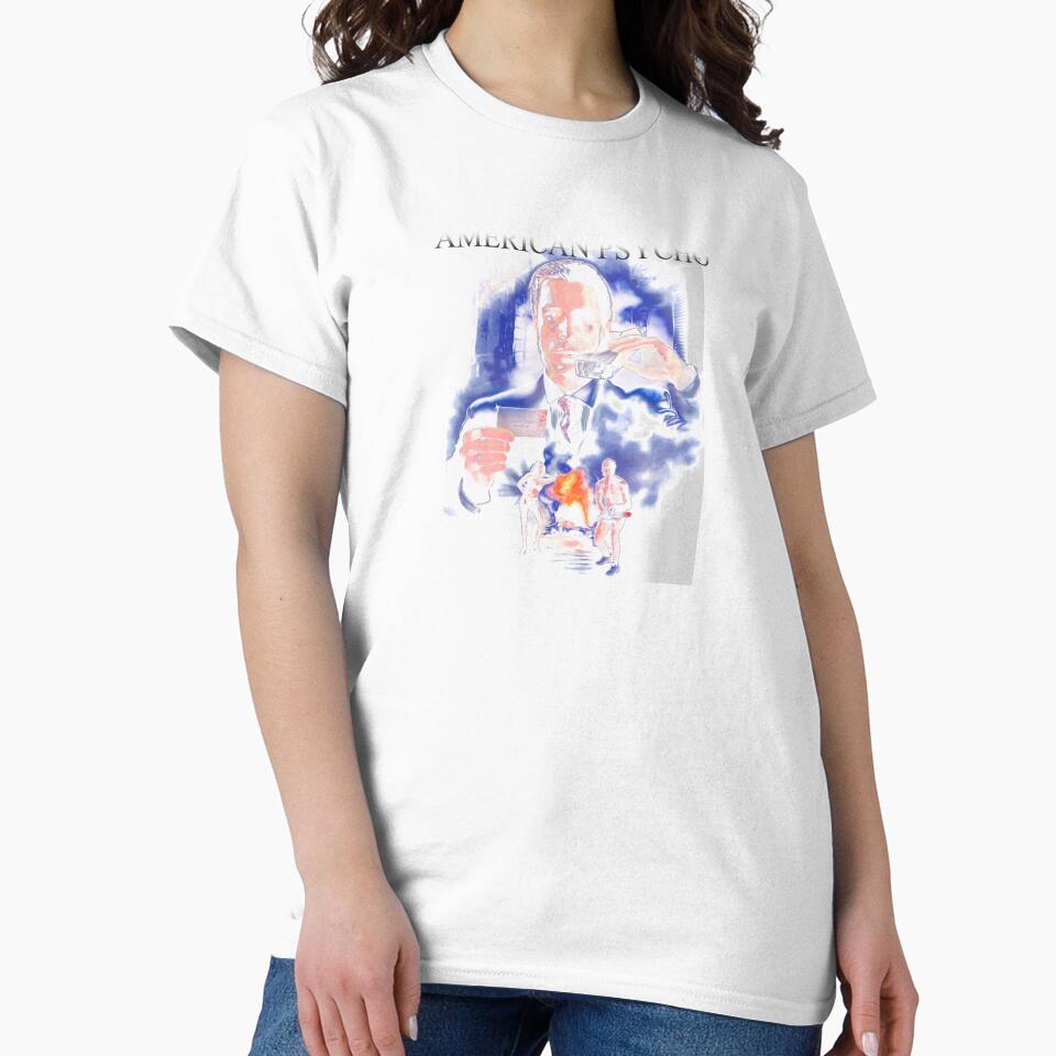 American Psycho Patrick Bateman Horror Illustration by Adenahilton