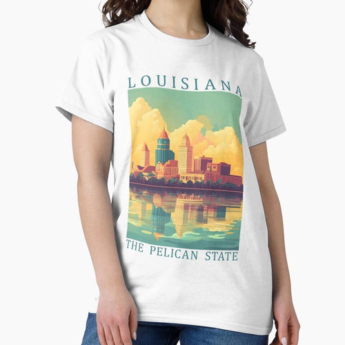 18 Louisiana Travel Poster by Lucy Goosy Art
