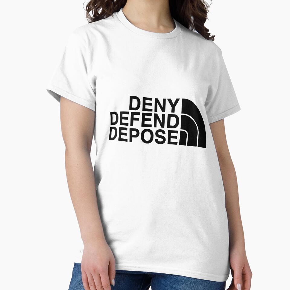 Deny Defend Depose Bold Graphic by SuperFunFactory
