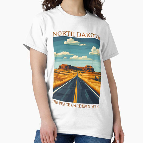 34 North Dakota Travel Poster by Lucy Goosy Art