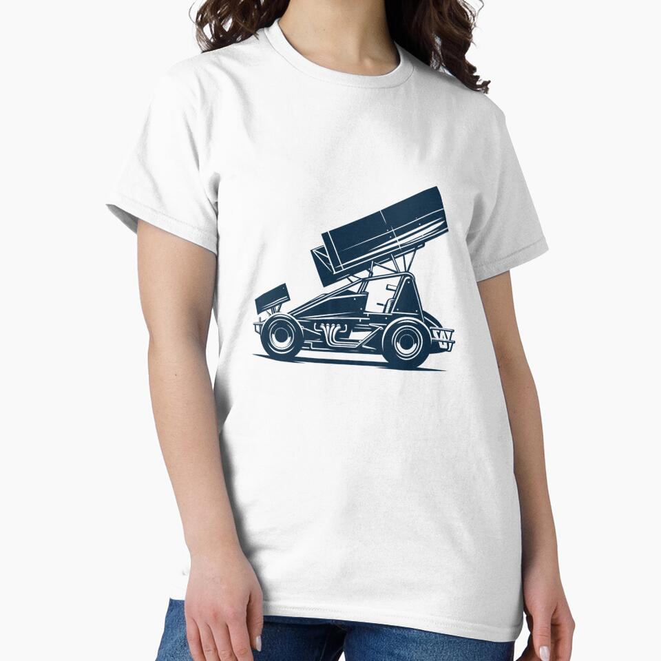 “Sprint Car Racing Illustration” by PrintoThink