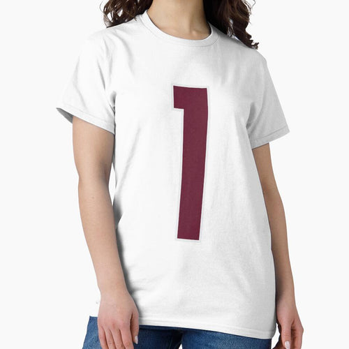 "Number 1 Bold Design - Collegiate Numbers, Varsity Style, Personalized Monogram Art" by artworkathome