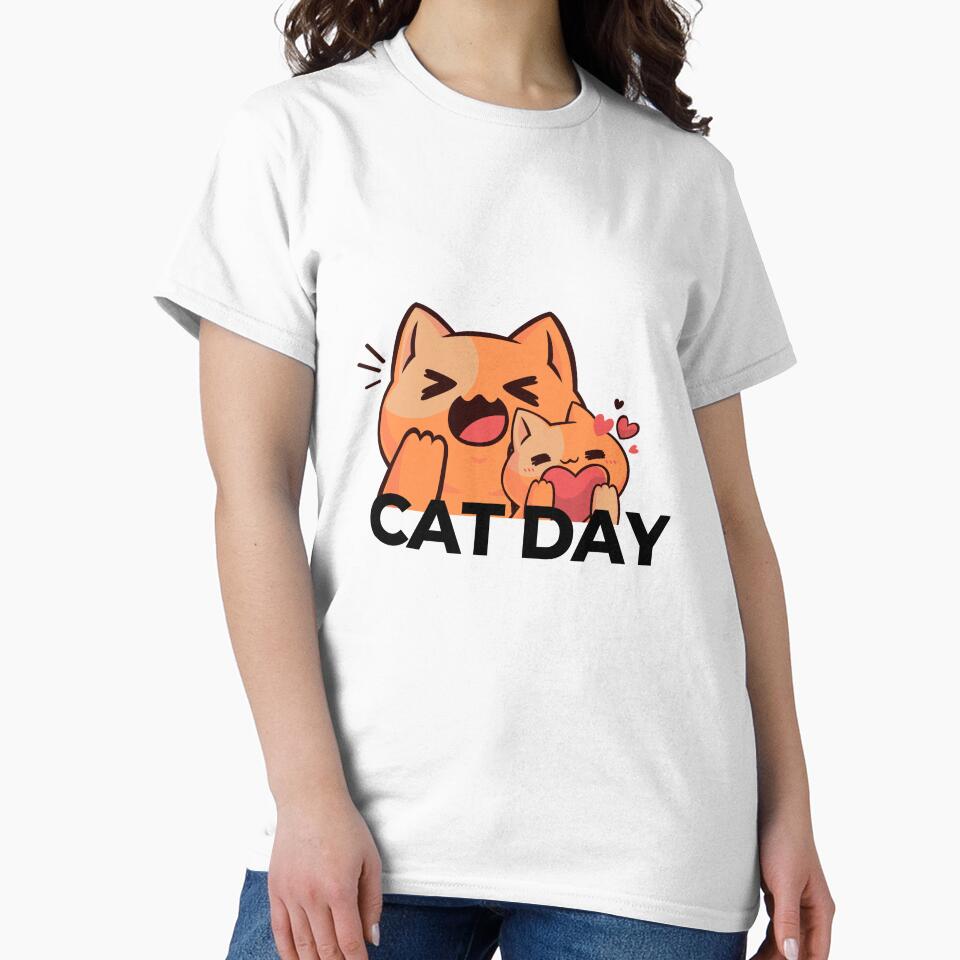 Cute Cat Day T-Shirt Design in Canva | Professional T-Shirt Design Tutorial | Canva Mobile by Cool Tee World