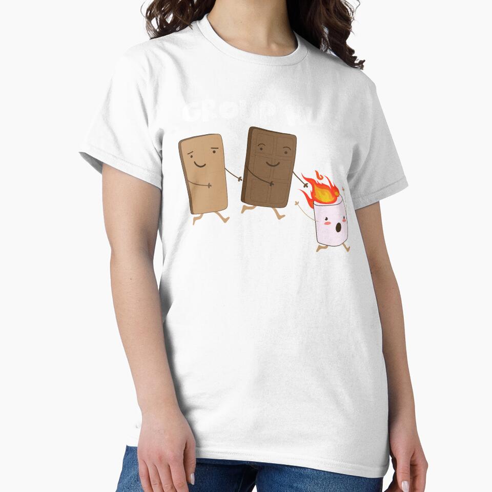 Smores Marshmallow Roasting Campfire Food Lover Funny Camping Humor Gift by alenaz