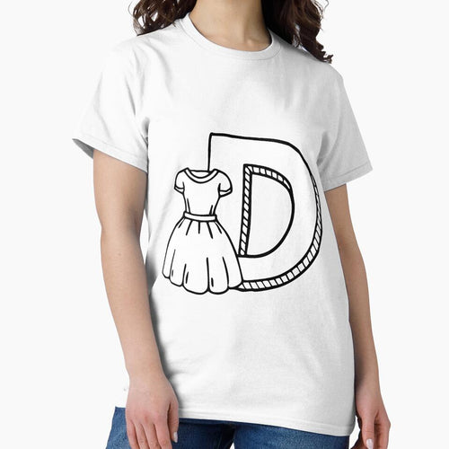 A Dress beside letter D by rasagamastore