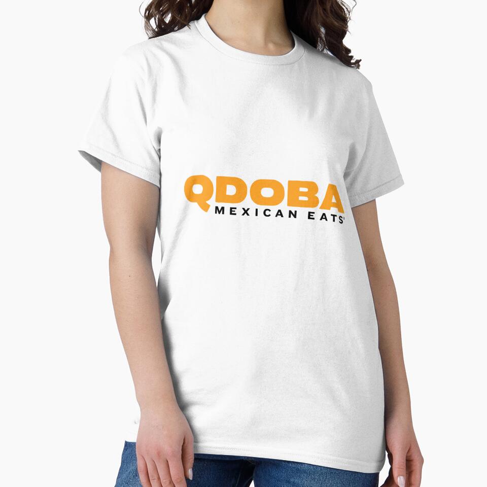 Qdoba Mexican Eats Bold Orange Text Logo by Warwormm