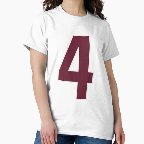 "Number 4 Bold Design - Collegiate Numbers, Varsity Style, Personalized Monogram Art" by artworkathome