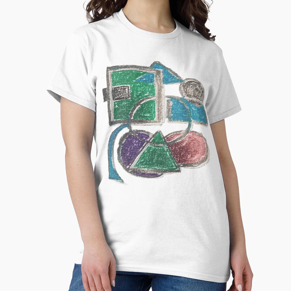 shapes misbehaving alpha colorful geometric abstract design by SmashingDeals