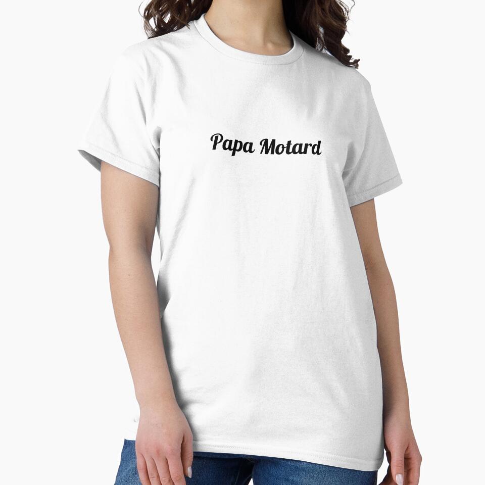Papa Motard Men's T-Shirt by Mari Passion