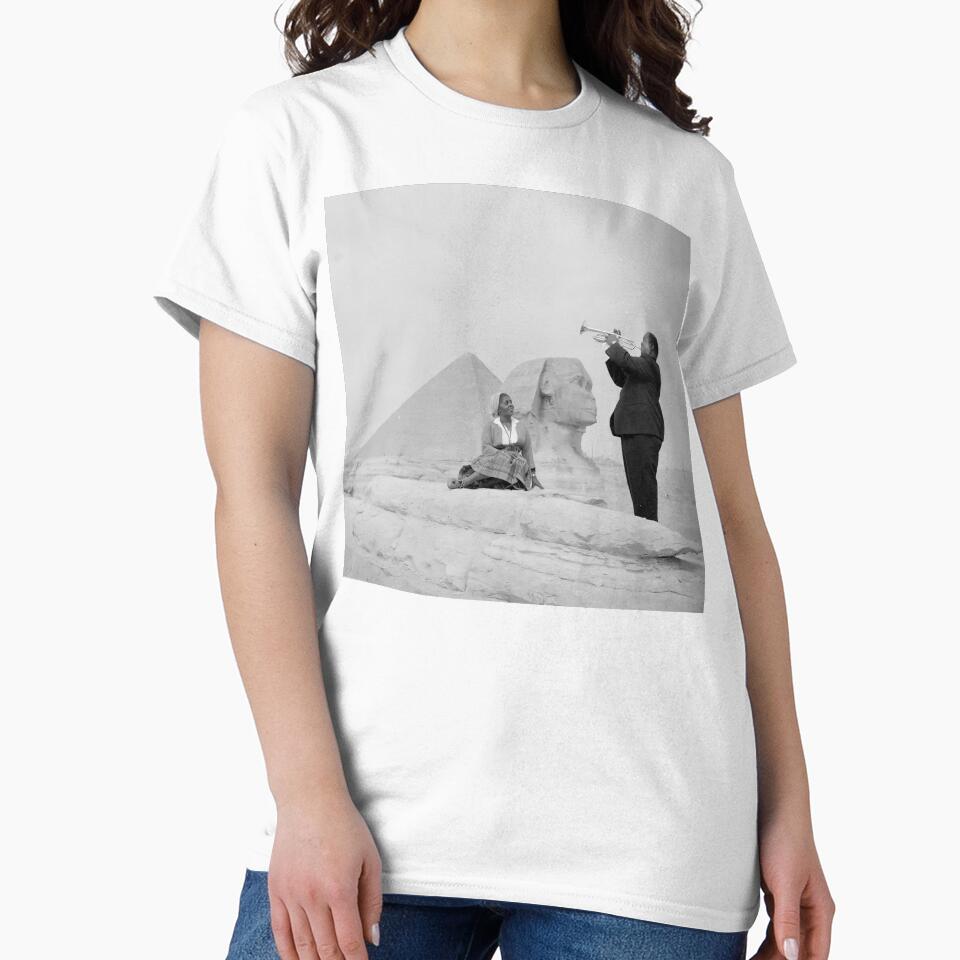 Louis Armstrong at the Sphinx and Egyptian by TeeARTHY
