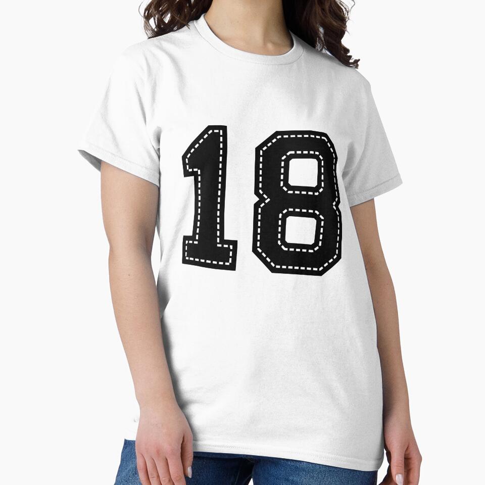Number 18 Eighteen by StudioRedKoala