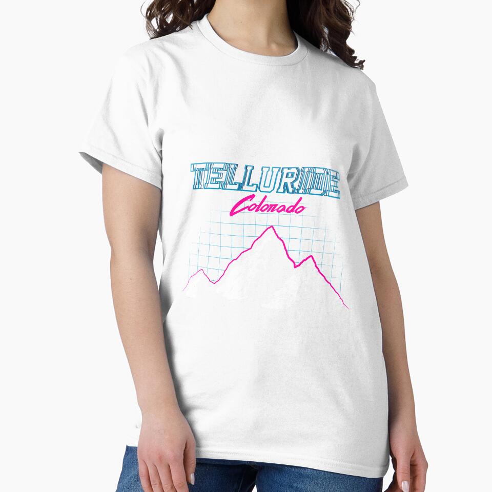 Telluride Colorado Usa Ski Resort 1980S Retro by tamburroallena