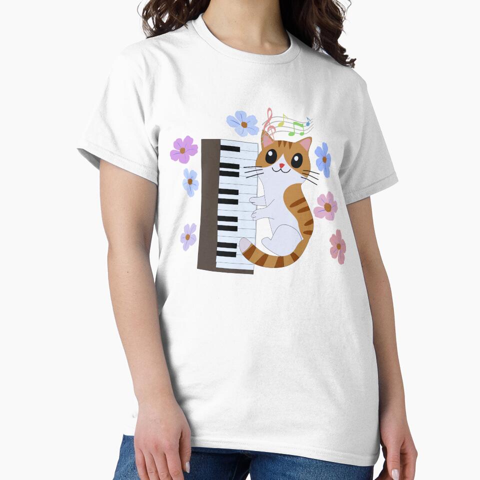 Melodies & Whiskers: Tabby Cat Serenade" by Playful Strokes pom@pom