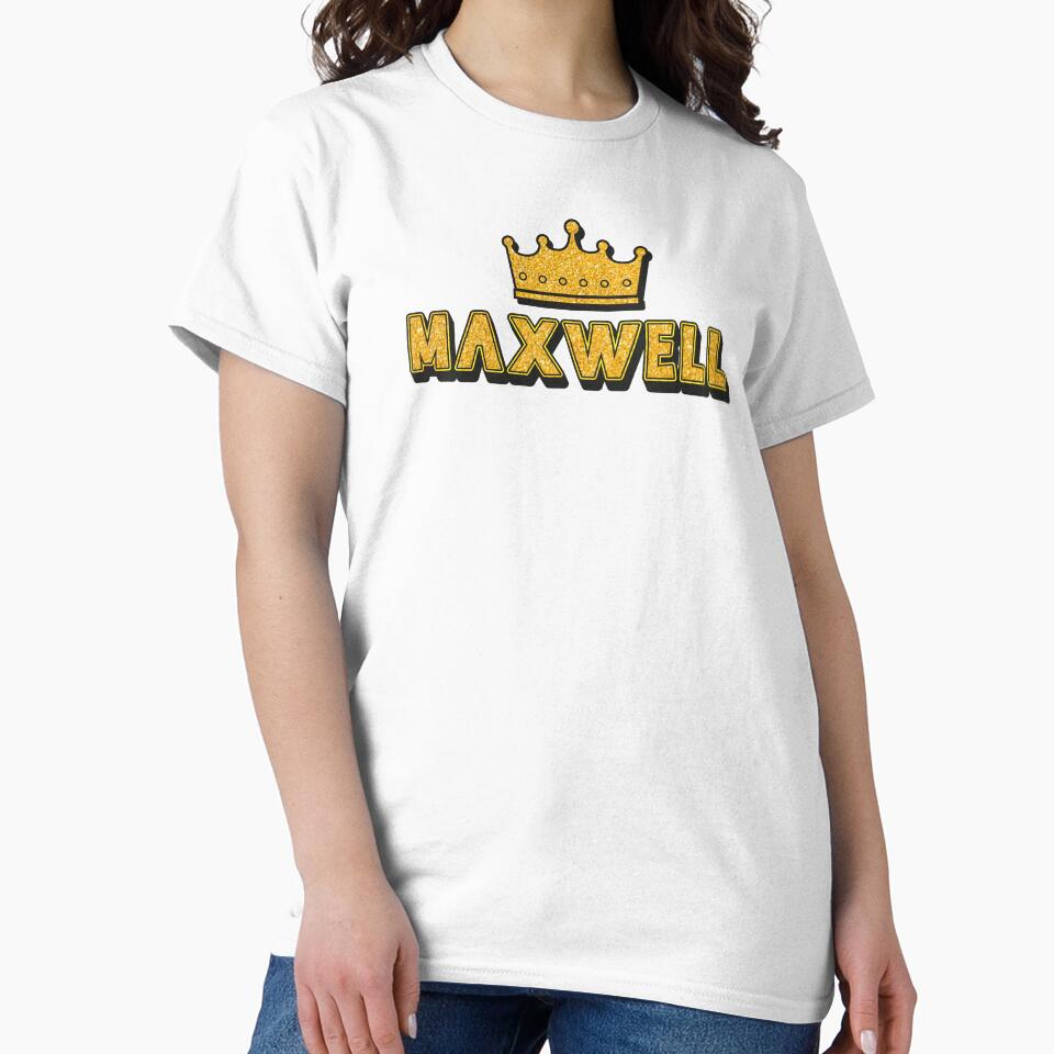 Maxwell Personalized Name With Crown - Cool & Funny Custom Gift for Men and Boys by Oussinc
