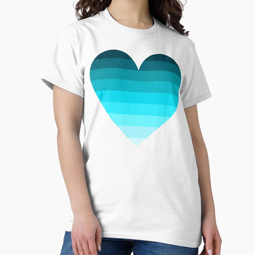 Aesthetic Mint Blue Gradient Pattern by quinellie