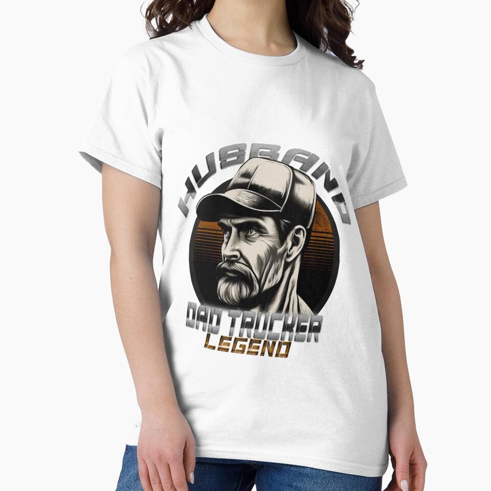 husband dad trucker legend by Shopinow