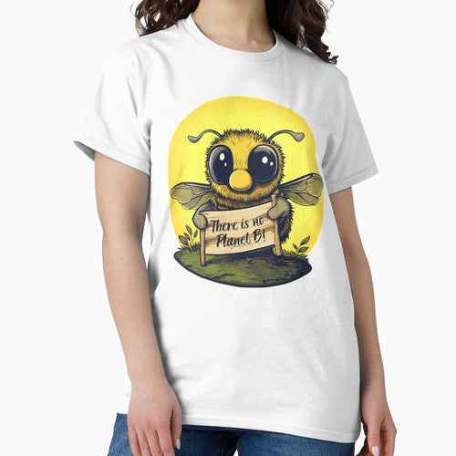Adorable Bee Advocate: There Is No Planet B by WildPalette-Art