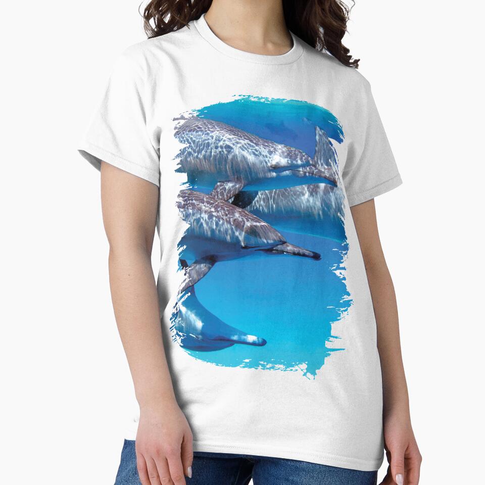 Undersea Adventure with a Dolphin Pod by PlanetPrints