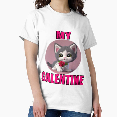 A Really Super Cute kitten on Galentines day and Galentines party, gift idea for Galentines day by sailorsam1805