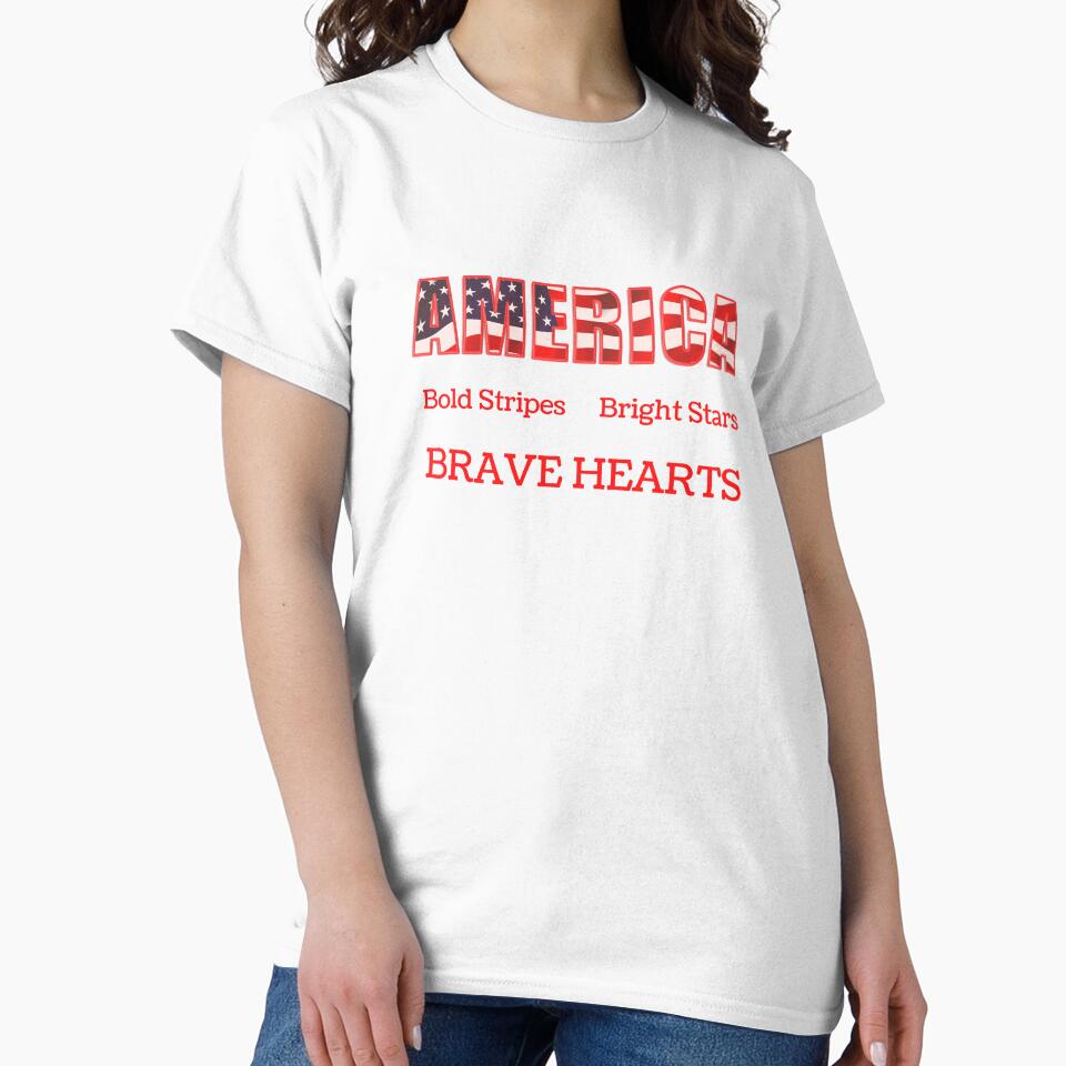 Bold Stripes, Bright Stars, Brave Hearts by artistoutfitter