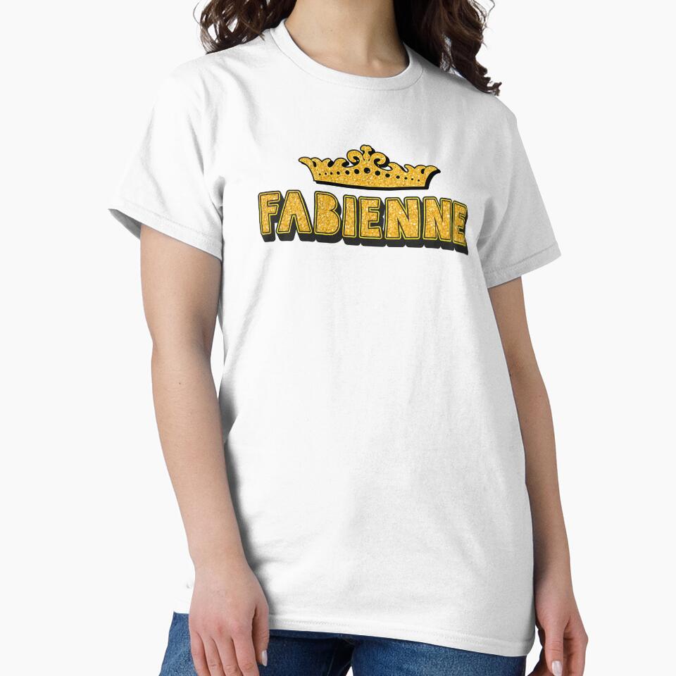 Fabienne Personalized Funny Custom Name Crown Design by Watsonarts