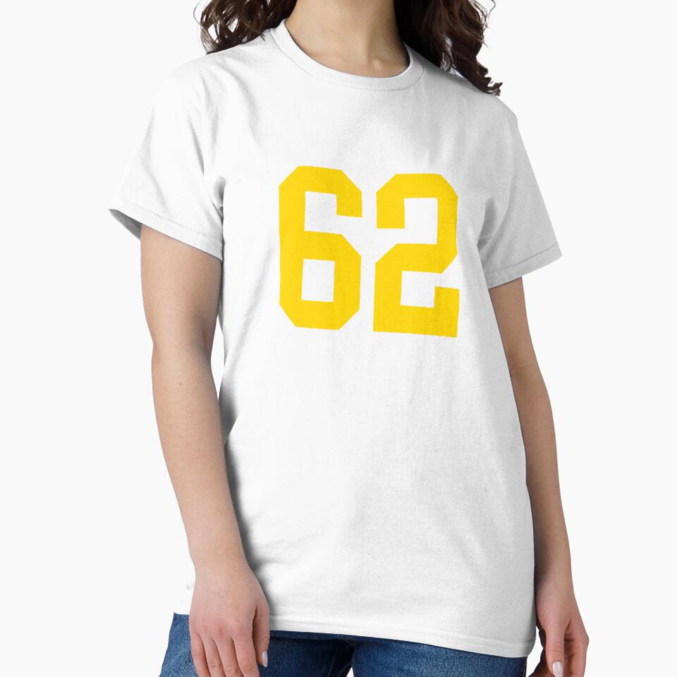 Bold Yellow Sport Number 62 by NECHSTORE