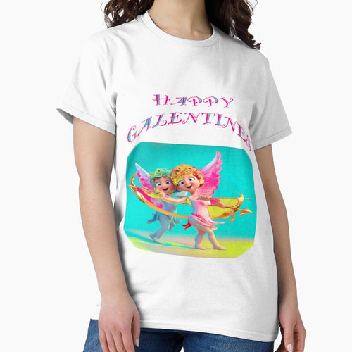 A Cartoon Happy Galentines card, perfect gift idea for Galentines day by sailorsam1805