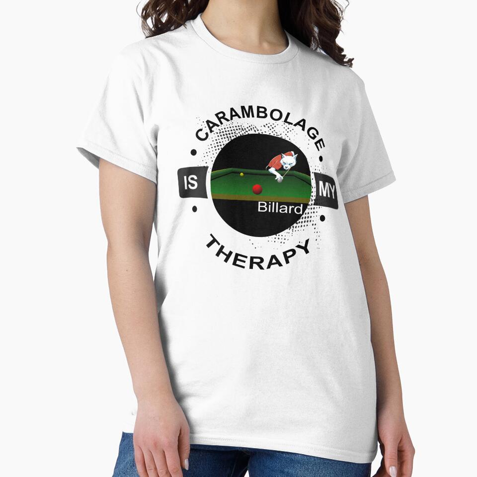 Carom billiards is my therapy, billiards fox by ChrUzDesigner