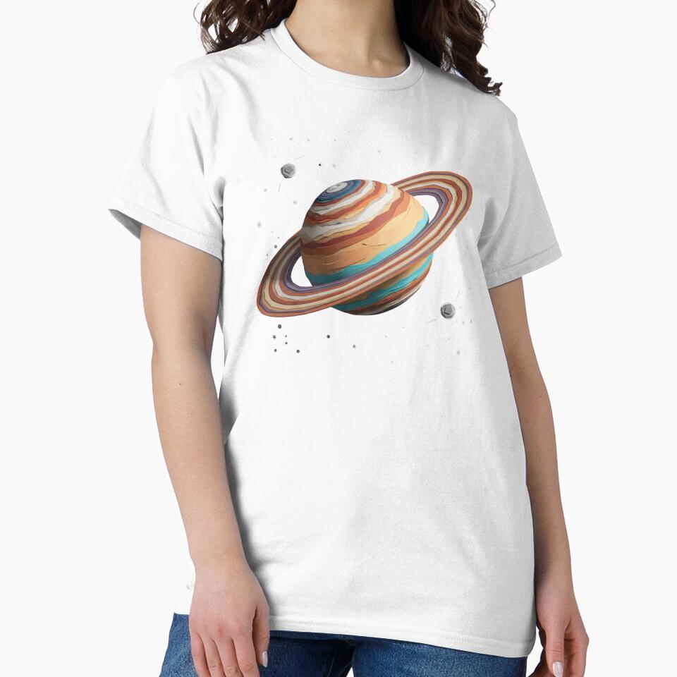 Papercraft Ringed Planet by Sector 99